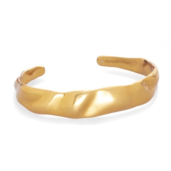 Kendra Scott Holland Cuff Bracelet In Vintage Gold - Picture 3 of 11